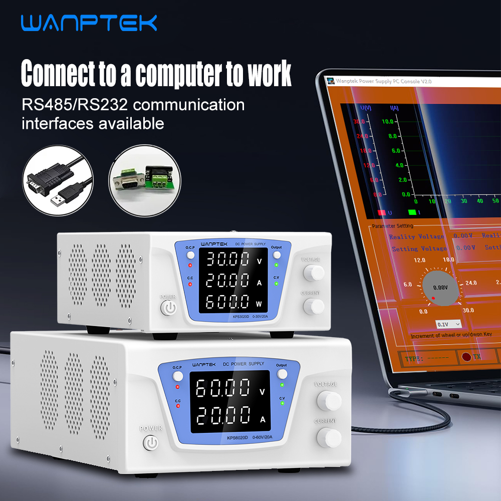 Wanptek RS485/RS232 Labor Prog – Programmable Dc Power Supply 60V 10A Bewertung und Preis